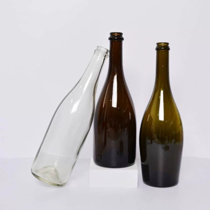 透明 红酒瓶 墨绿色750ml洋酒瓶 葡萄酒冰酒瓶 香槟瓶透明