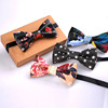 Polyurethane bow tie, classic suit jacket, dress for leisure