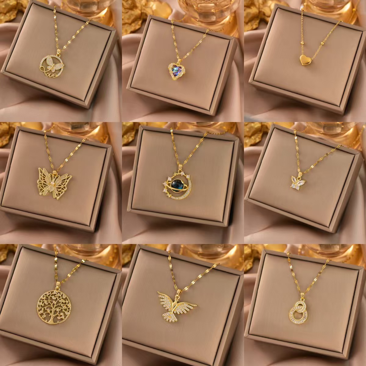 Titanium steel non-fading women's summer necklace 18k fashion simple Joker high sense exquisite clavicle chain manufacturers wholesale