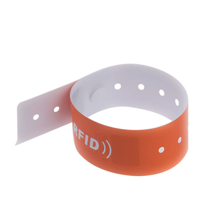 RFID电子手腕带 篮球运动员专-用 一次性软PVC手腕带 无缘PVC腕带