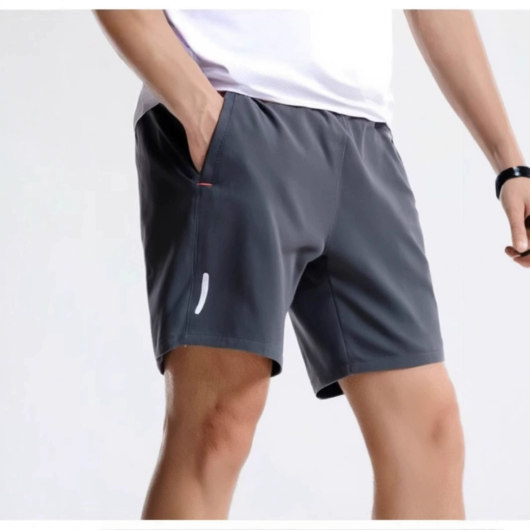 Летние баскетбольные спортивные шорты мужские свободные дикие тонкие сухие брюки из шелка льда мужские брюки плюс-размер