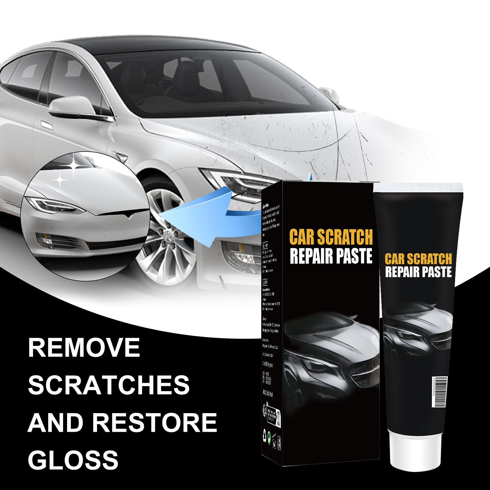 Cross-border non-standard car scratch repair paste car paint scratch repair paint polishing renovation scratch wax