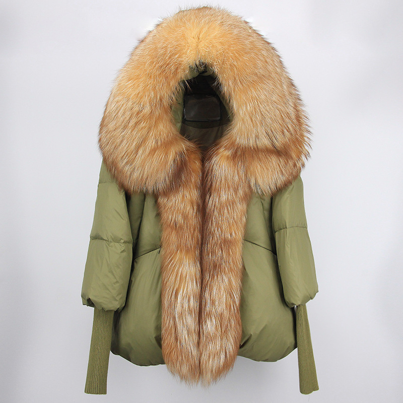 Women's Short down jacket women's 90 duck down design fashion European station high-end women's simple style winter clothing women's clothing