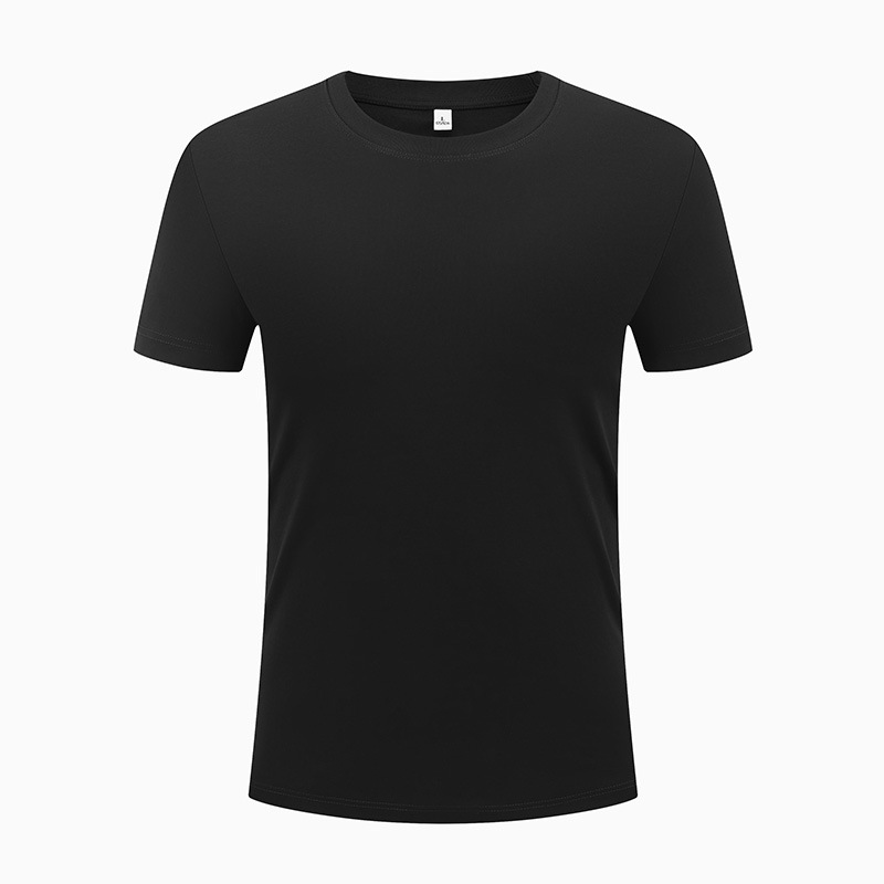 Camiseta de manga corta para hombre, de algodón y poliéster, de lujo ligero, de alta gama, color blanco puro, estilo casual, para verano, personalizada, paquete de 60 unidades image 14