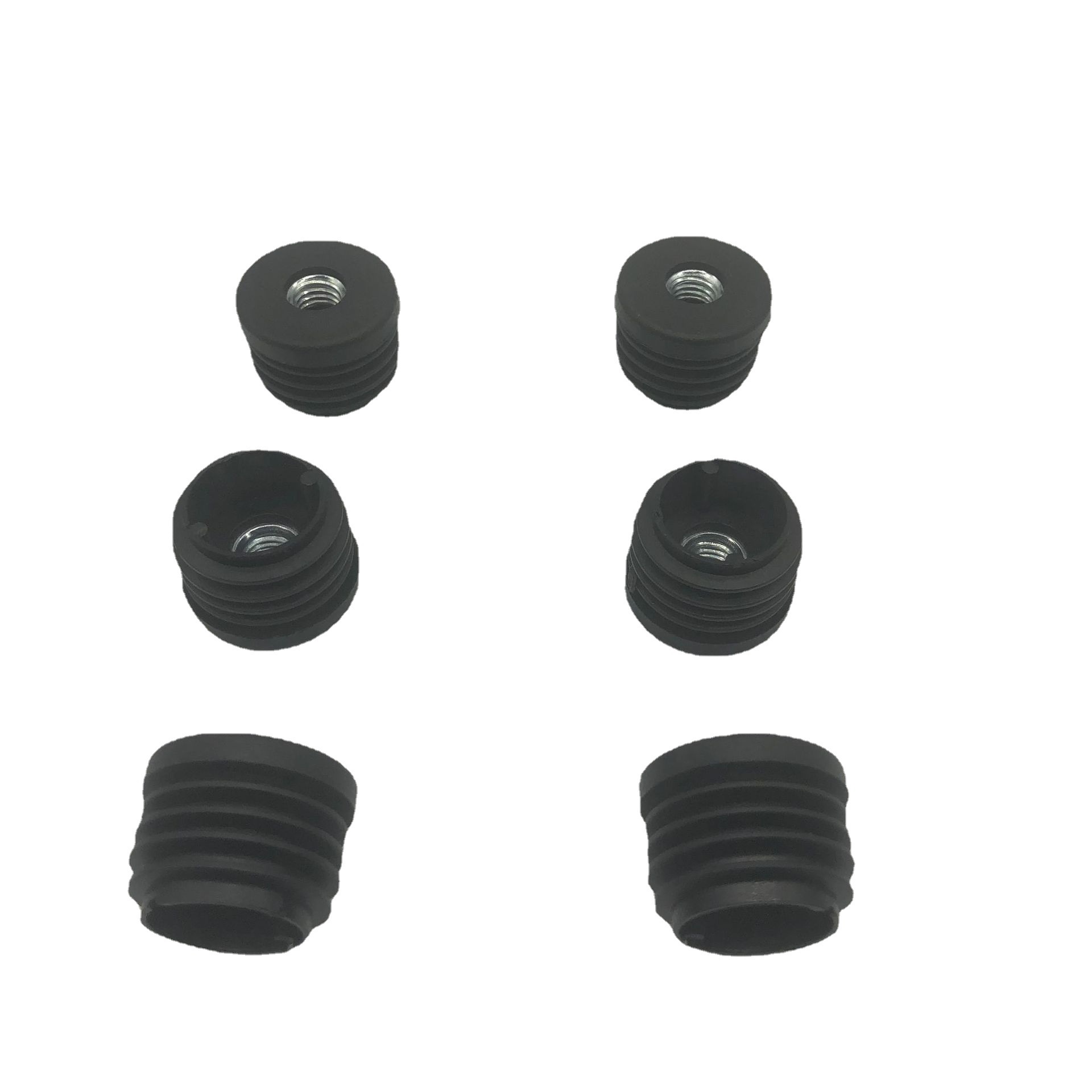 厂家供应配25薄管螺母管塞适用0.5-1.0壁厚配调节脚垫猫爬架堵头