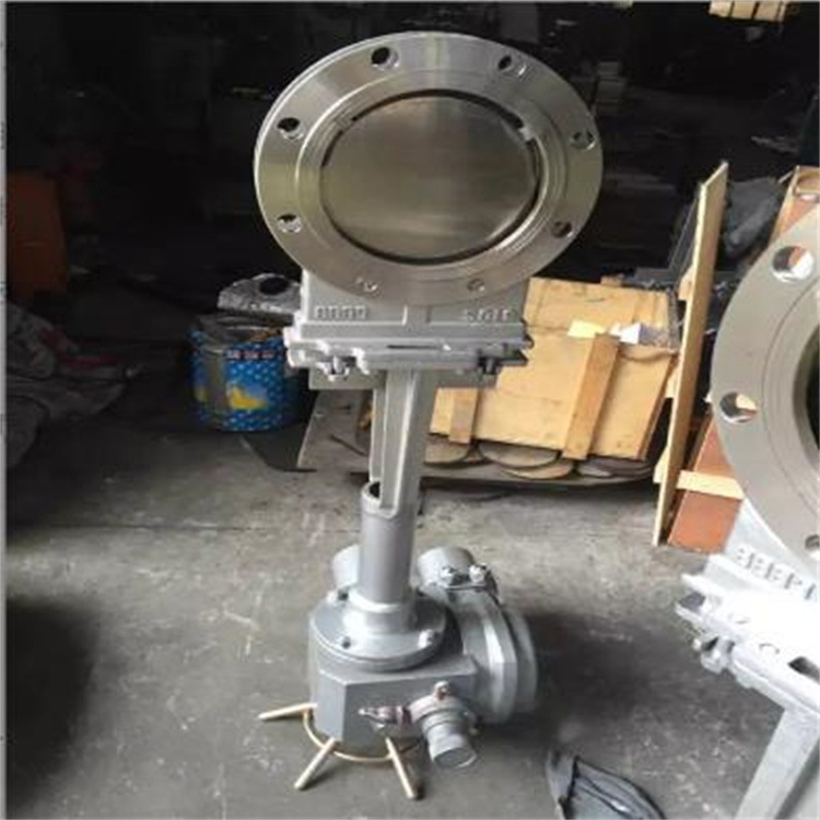 PZ973W-16NR-电动耐高温刀型闸阀  DN200 不锈钢刀闸阀