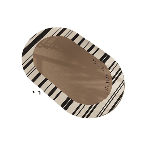 Cream style bathroom diatom mud absorbent floor mat bathroom entrance non-slip foot mat shower room door quick-drying floor mat