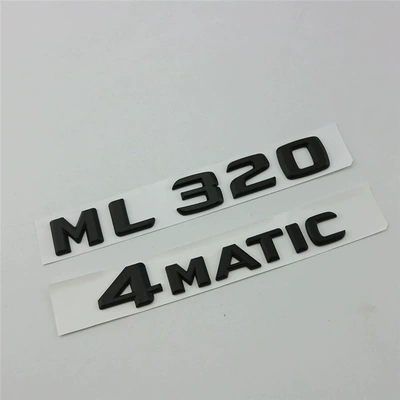 Car logo, ML400 modified lettering, ML350 - standard-ml3204matic
