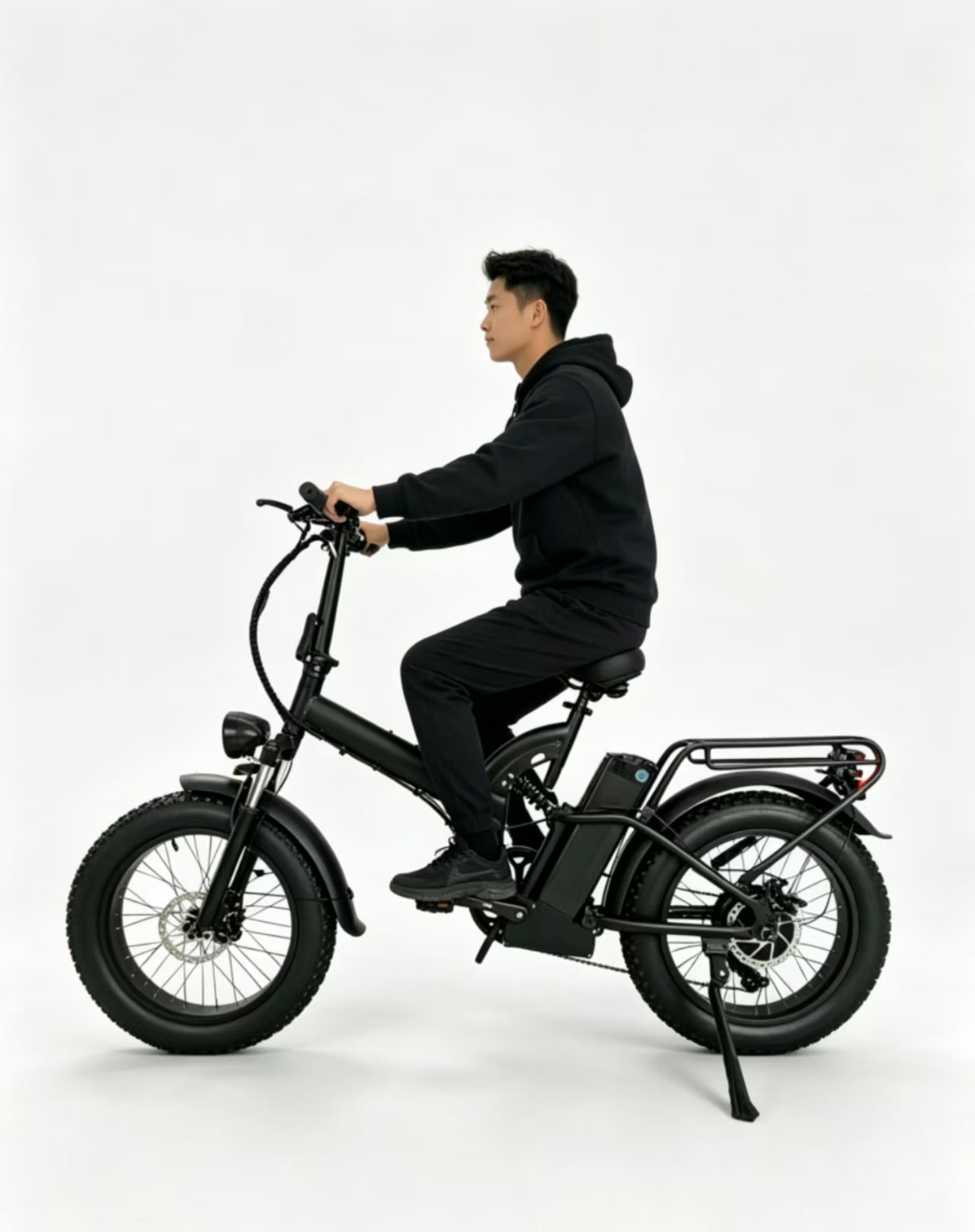Take-out delivery electric vehicle assembly Snow Beach folding electric bicycle torque sensing power electric vehicle
