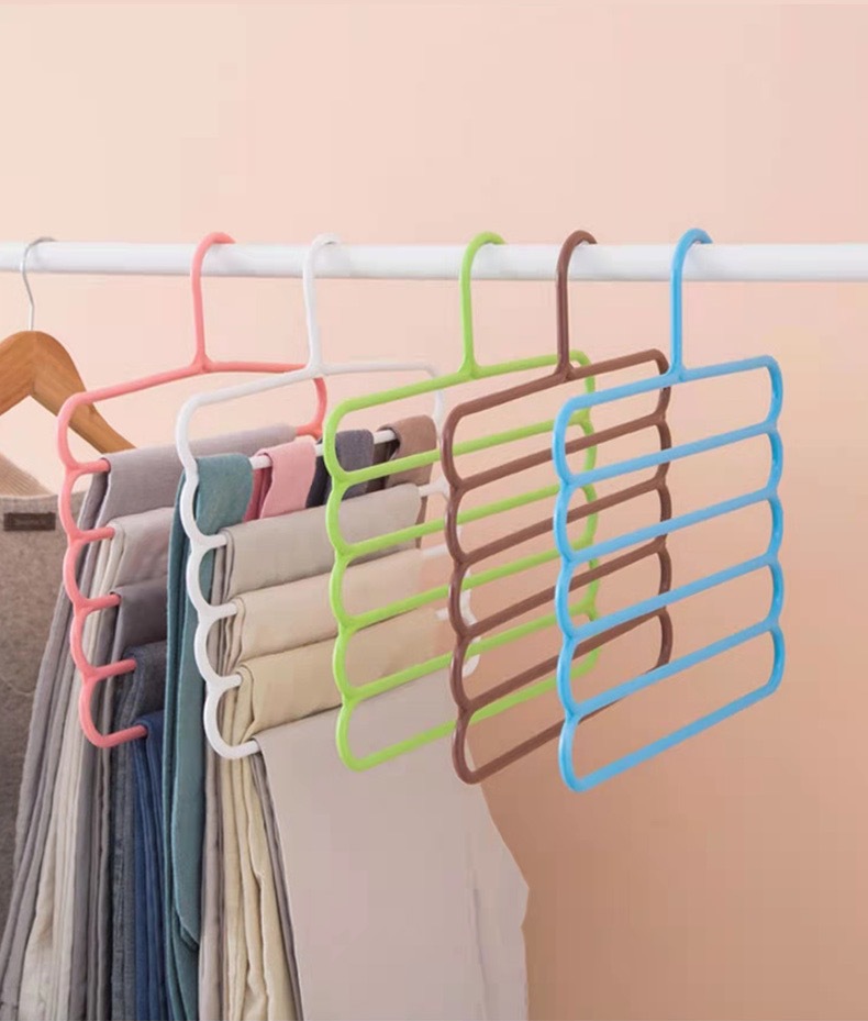 5 겹 팬츠 랙 색상 랜덤 [헤어 10]