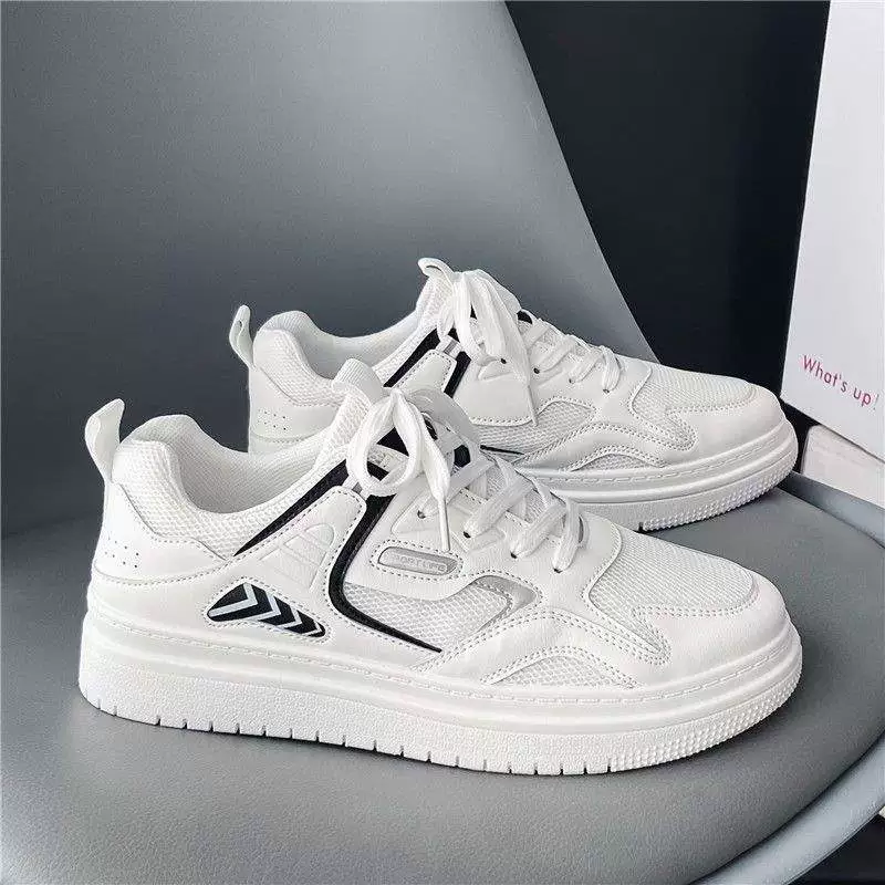 Летняя обувь, мужские тонкие дышащие туфли, универсальные спортивные кроссовки