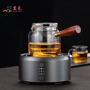 Cross-border Internet Celebras Live Broadcast Small Electric Ceramic Stove Teapot Kung Fu Tea Set Light Wave Oven Household Mini Boiling Tea Stove