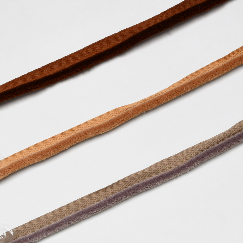 简约现代毛绒沙发绳子缝边桌椅抱枕辅料配件拼接流苏白色