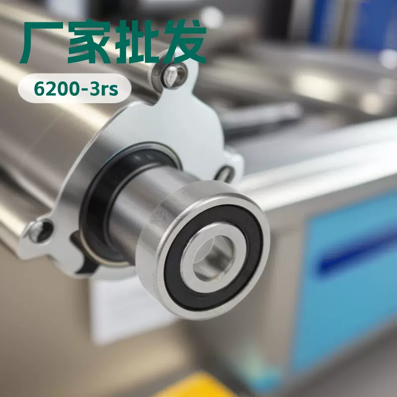 厂家批发深沟球轴承6200-3rs高精度轴承钢微型机械设备轴承配件