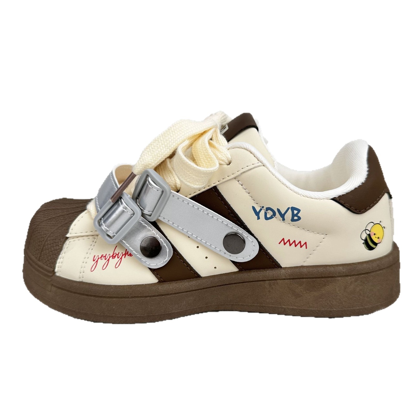 Zapatos de pan de soleas gruesas de larga onda de zapatos de mujer de principios de otoño de 2025 zapatos de pizarra casuales de estilo chic