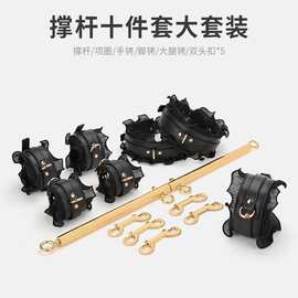 MSOUL丽娜收纳包SM九件套调情套装另类情趣束缚成人性玩具项圈sp