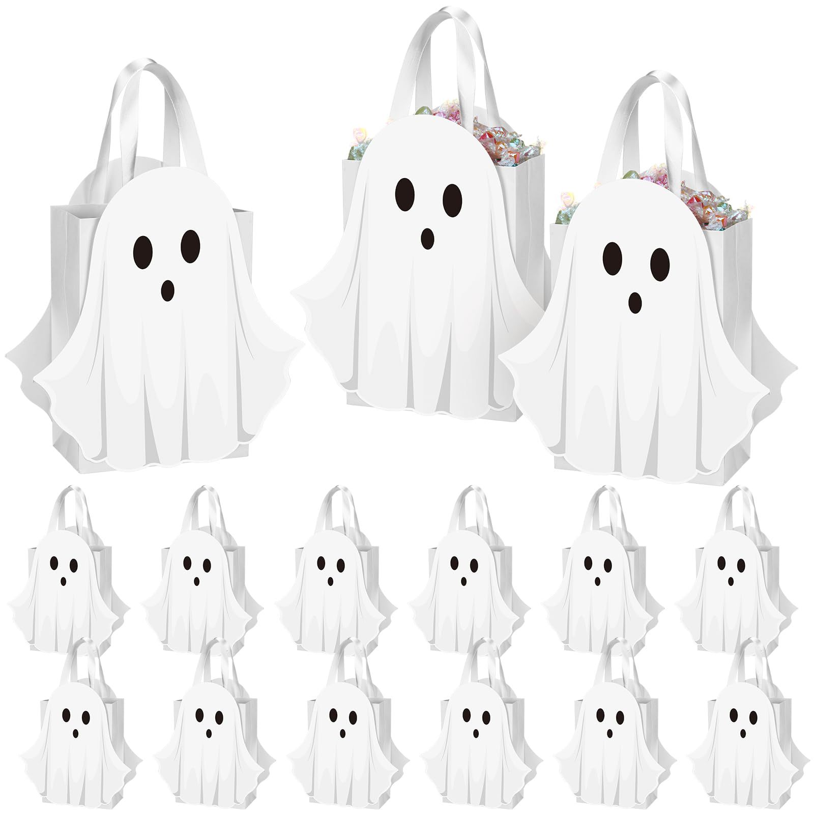 2025新款万圣手提袋糖果袋子小幽灵惊喜礼袋礼盒