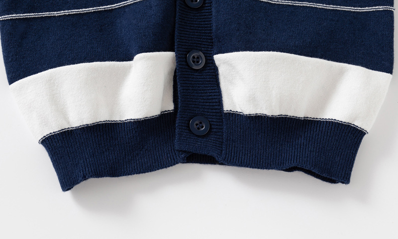 Kinder vest gestreept van katoen voor jongens_voghion.com