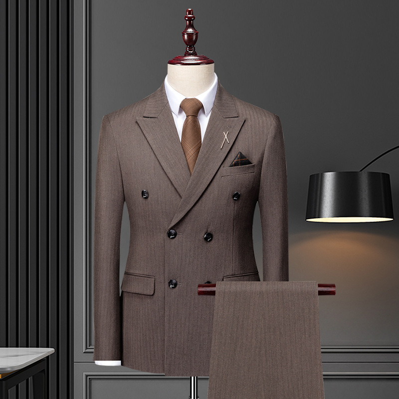 커피 더블브레스트(슈트+바지) 선물박스 포장