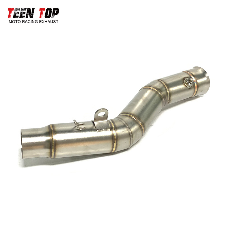 Suitable for Yamaha Yzf-R1 Stainless Steel Side Exhaust Mid-Section R1 Modified Exhaust Pipe Mid-Section 09-14 Years