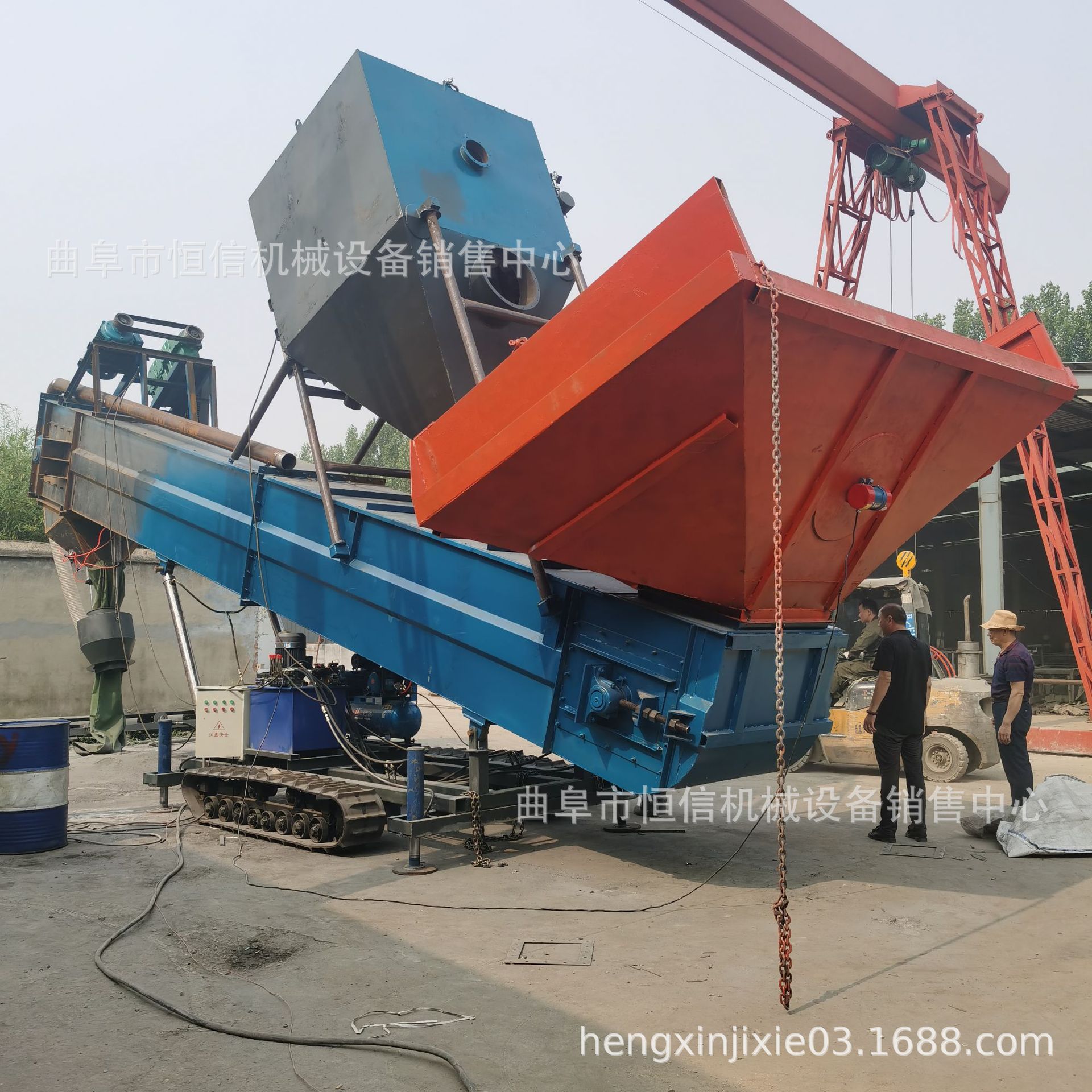 烟台铁路水泥灰集装箱卸灰机zcjb 粉料倒库石灰石粉翻箱卸车机