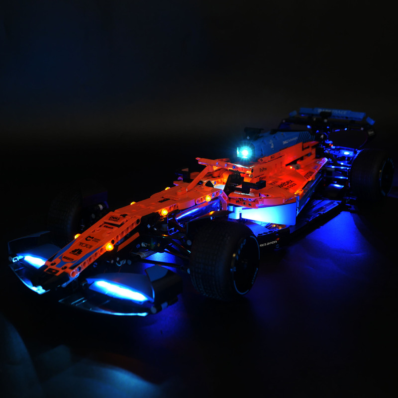 DIY Building Blocks Lighting Compatible with Lego 42141 McLaren Formula F1 Racing Assembled LED Remote Control Lighting