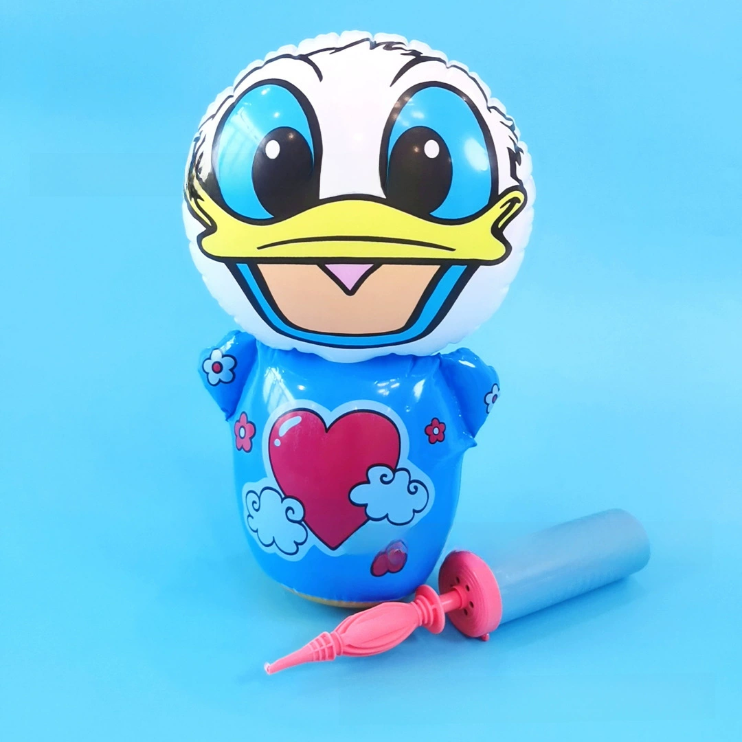 Inflatable toy, plastic percussion instruments PVC, cartoon roly-poly doll