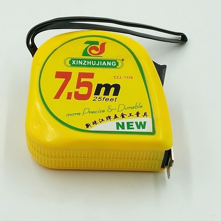 【珠江】7.5米X25MM卷尺，公分.英寸两用卷尺