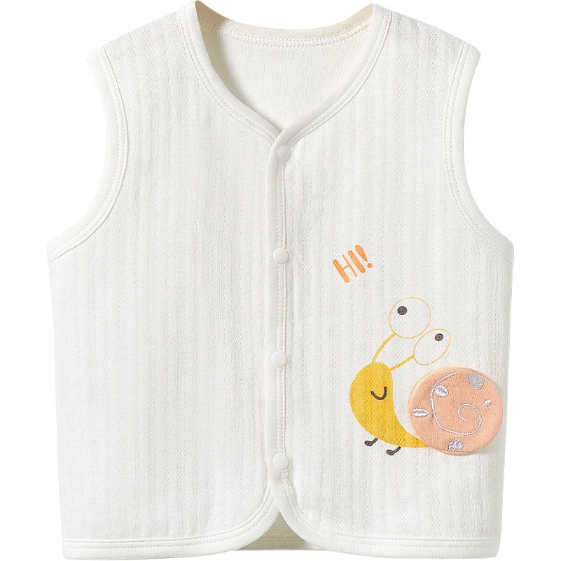 Chaleco para bebé para primavera, otoño e invierno, chaleco pequeño de capa base para bebés, ropa exterior para niños y niñas, chaleco para recién nacidos.
