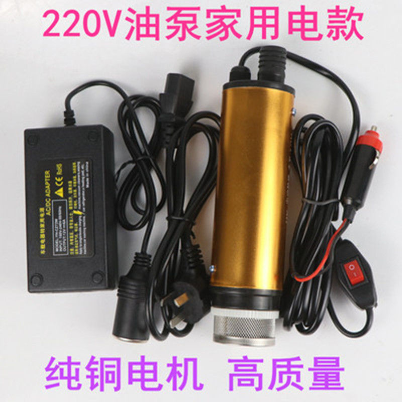 household 220V Oil well pump 12V24 Water pump Electric small-scale vehicle Oil pumping sub Submersible pump