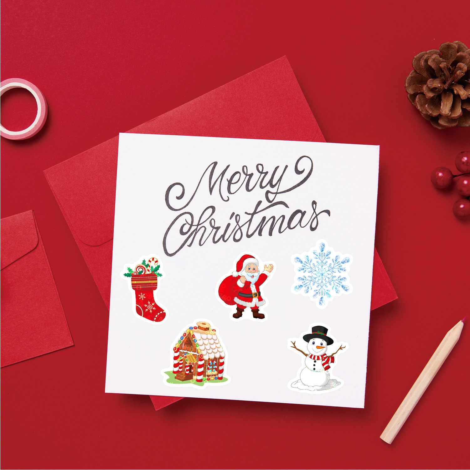 全息款 8张160枚圣诞节贴纸  场景图-03.jpg