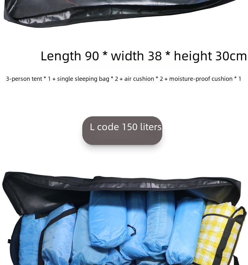 Fabrik Großhandel Reisepaket Reisetasche Outdoor-Ausrüstung Tasche große Kapazität wasserdicht Fahrrad Fahrradpaket_voghion.com