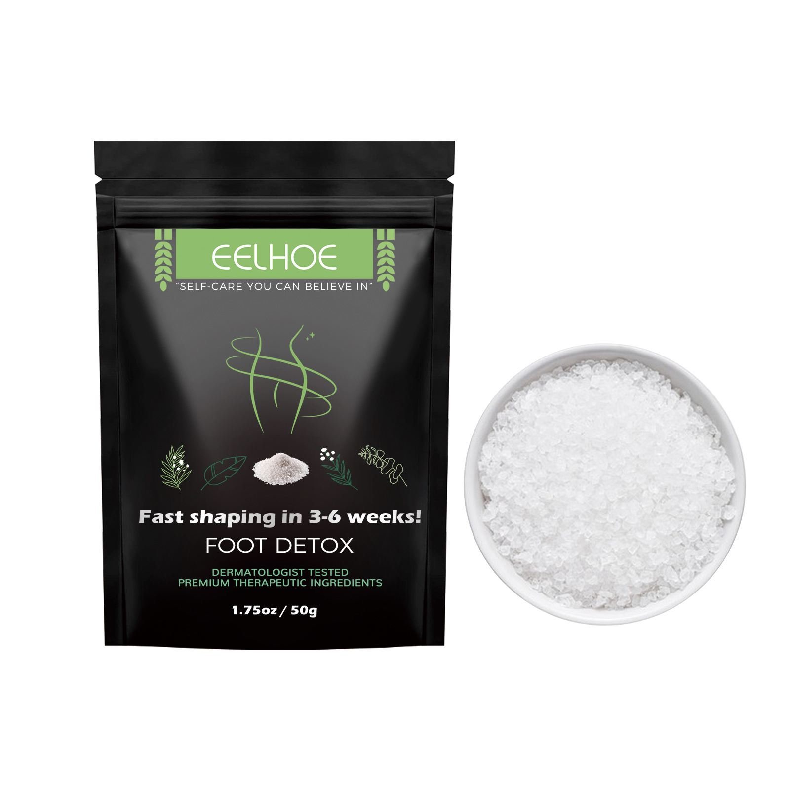 Eelhoe Foot Detox Bath Salt For Deep Cleansing And Body Slimming_voghion.com