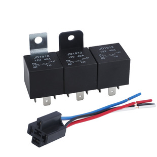 12V24V40AJD1914/JD1912 4-pin/5-pin with cable socket automotive relay
