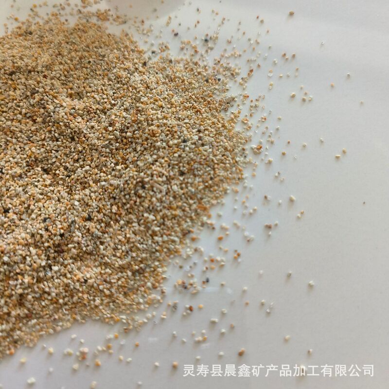 跨境塔里木沙现货批发水族鱼缸造景底砂微景观装饰河沙黄色细粒砂|undefined
