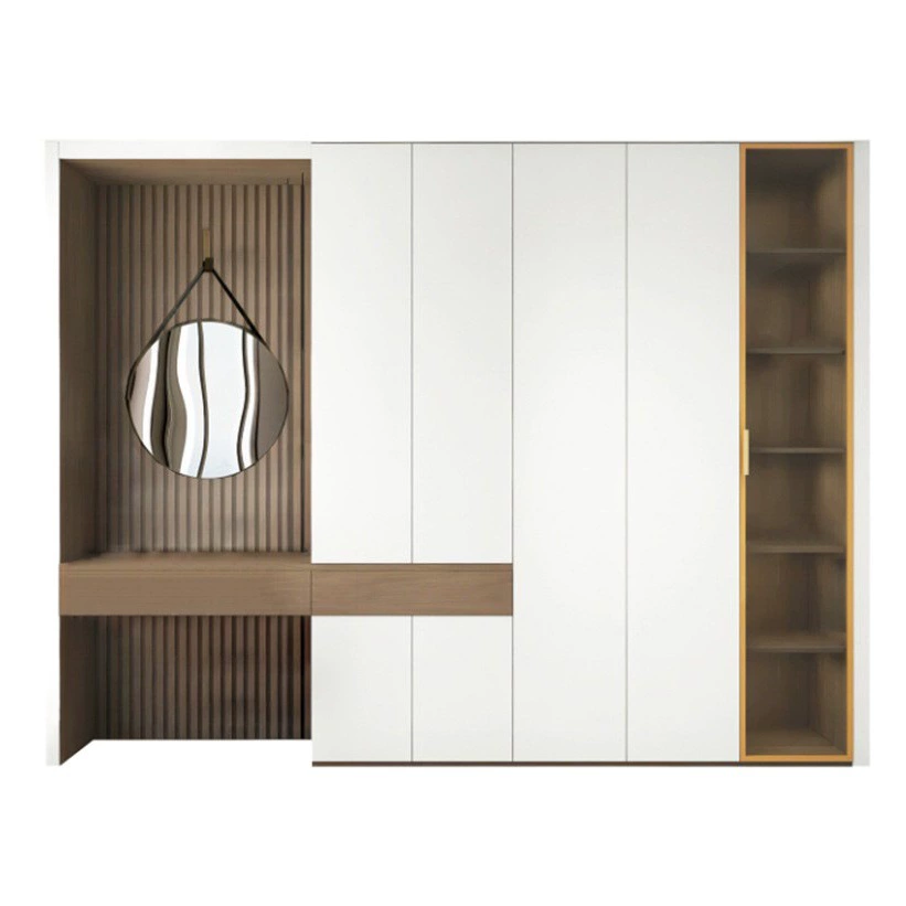 Гуанчжоу Фошань Тысячелетний лодочный шкаф шкаф полный дом на заказ Фабрика мебели из цельного дерева до вершины Современная простота