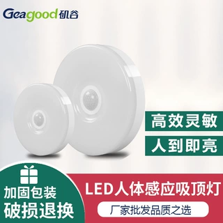 跨境-厂家现货批发-现代简约LED人体感应吸顶灯-客厅过道感应灯具