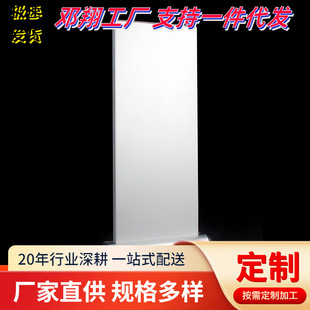 Double-sided aluminum alloy department plate flat department plate blank department plate office door plate 12*28cm