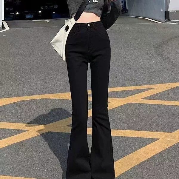 Black long trousers