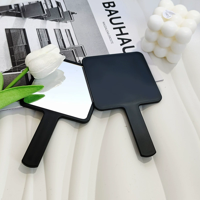 Ins Премиум Чувство Ручное Зеркало Портативное Портативное Маленькое Зеркало Оптовая Оптовая Оптовая Высокое Цвет Чистый Цвет Минималистичный Ручка Зеркало