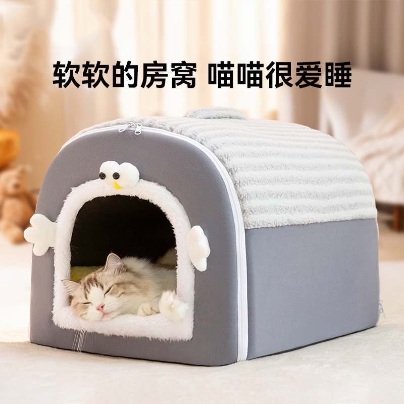 Otoño y invierno, bolsa de arco, ojos grandes, gato lindo, cerrado, cálido, perro, Teddy, perro grande, pelo dorado, mascota