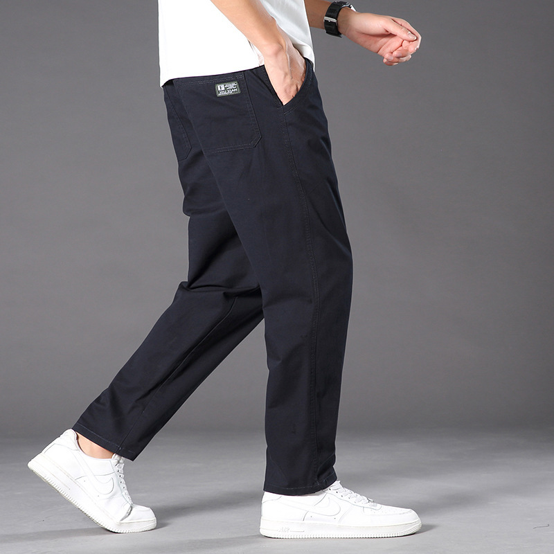 2025 Summer High-End Drapey Long Pants for Men, Loose Straight-Leg Pants, Korean Style Trendy Fashion Men's Casual Pants 2025 Summer High-End Drapey Long Pants for Men, Loose Straight-Leg Pants, Korean Style Trendy Fashion Men's Casual Pants