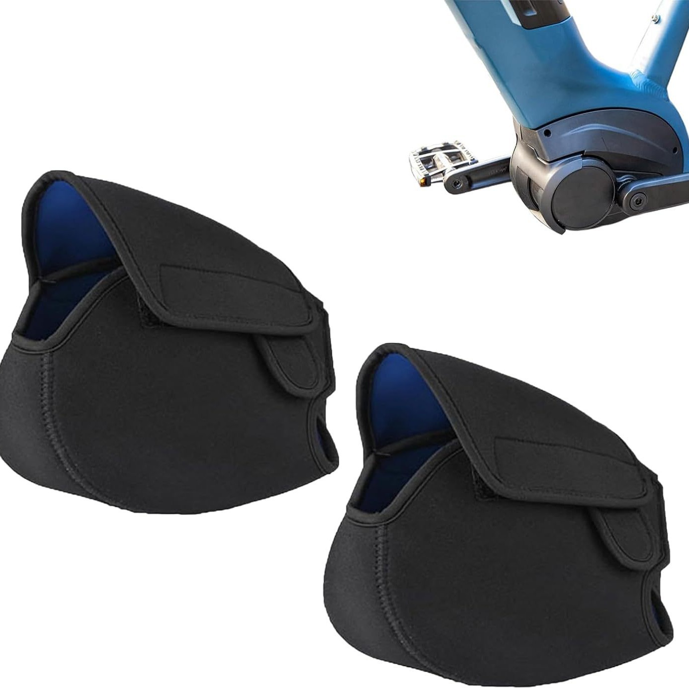 Electric Bicycle Motor Protective Cover Ebikes Mid-Mounted Engine Protective Cover Waterproof and Dustproof Battery Protective Cover