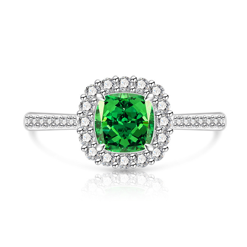 Prinzessin-ring Mit Edelstein Und Diamanten In Gold-optik_voghion.com