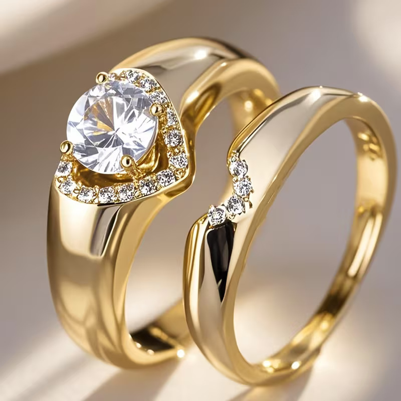 Fashionable platinum ring