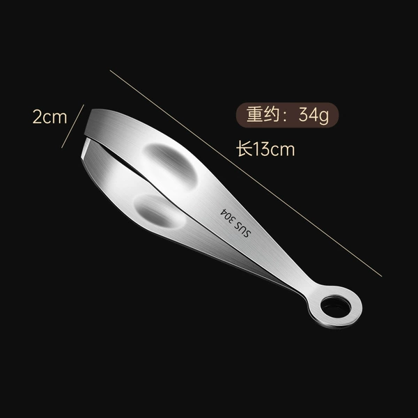Oblique mouth 304 stainless steel hair plucking clip