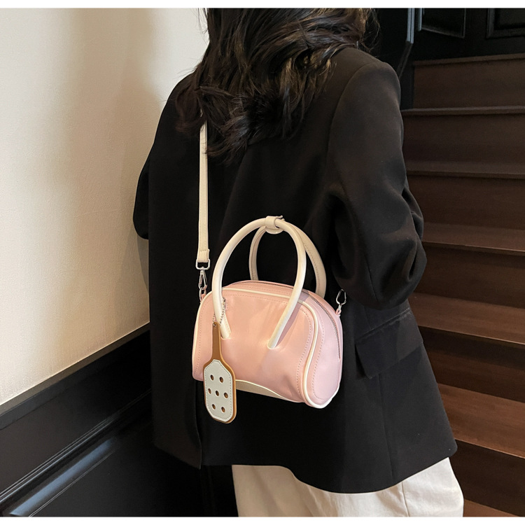 Borsa donna stile baseball borsa a tracolla casual elegante_voghion.com