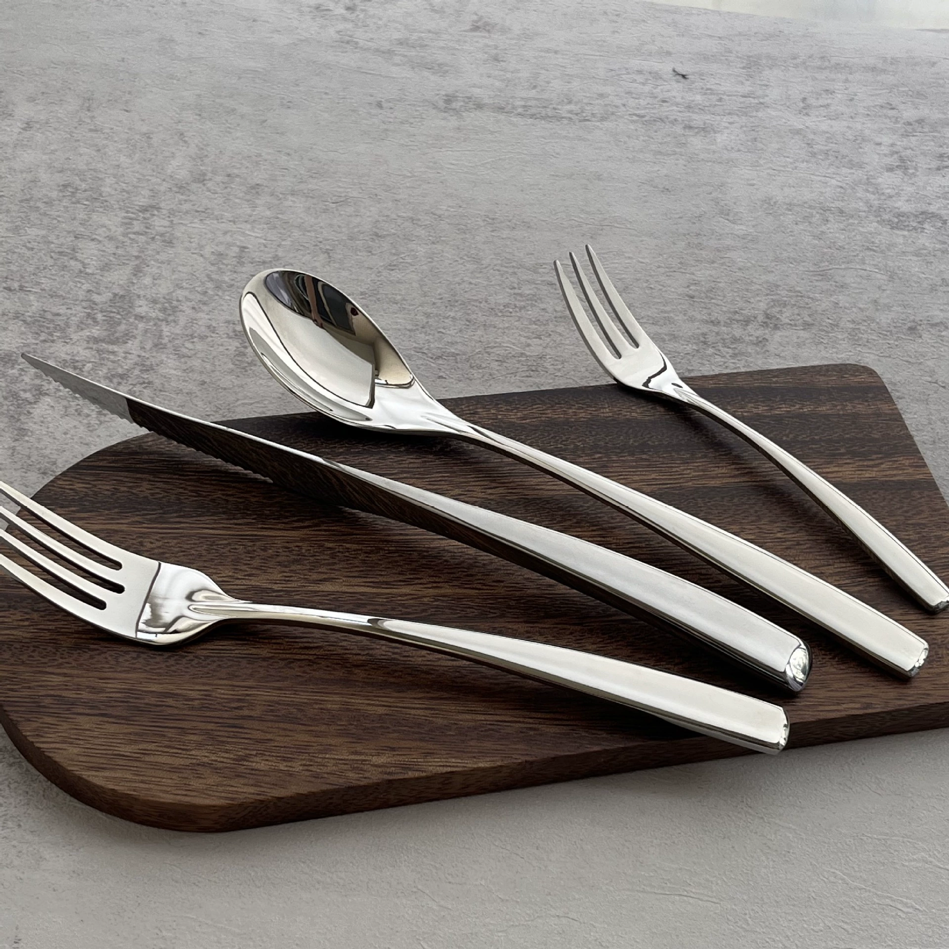 Cosmopolitan Western cutlery steak knife, fork and spoon export thickened stainless steel cutlery knife, fork and spoon steak fork