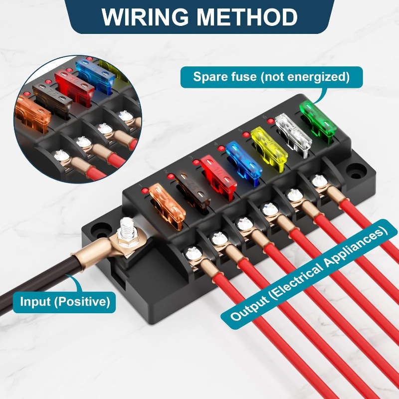 6路保险盒 带灯2