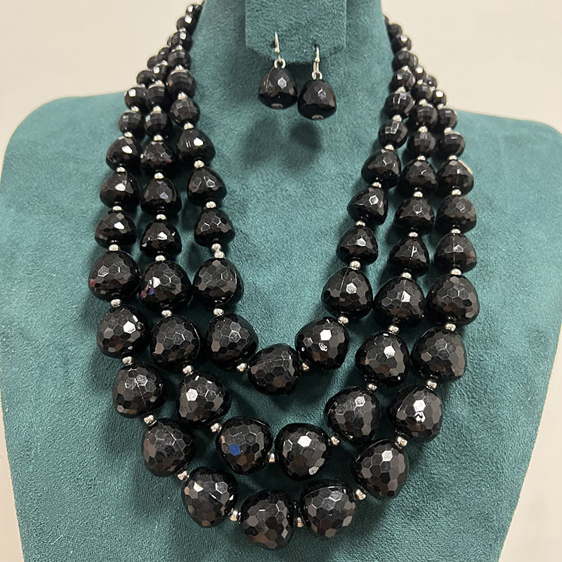 170g Weight Earrings, Necklace Classification 1 Set Quantity Holiday Occasion Acrylic Material Solid Color Pattern Unisex Gender Irregular Design Exaggerated Style Exaggerated Solid Color Arylic Irregular Unisex Earrings Necklace 18